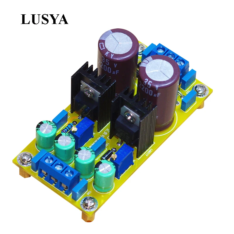 Модульная плата Lusya DIY LM317 LM337 Регулируемый блок питания постоянного тока