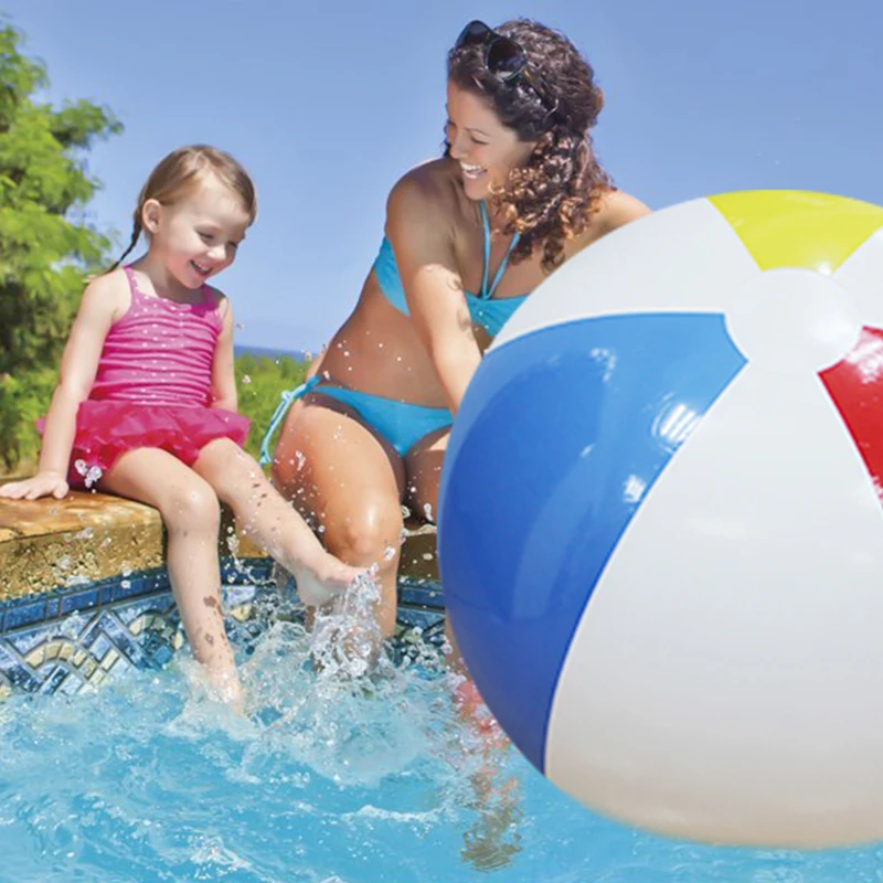 См 107 см 42 дюймов супер большой Шарм Красочные надувные пляжные мяч открытый играть в игры воздушный шар гигантский волейбольный ПВХ