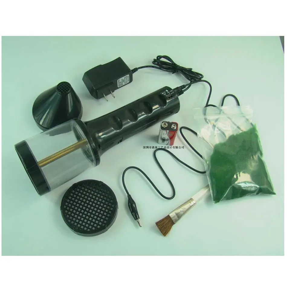 

2017 New Arrival Static Fiber Grass Spread Machine Micro Flocking Planting Machine for Model Building