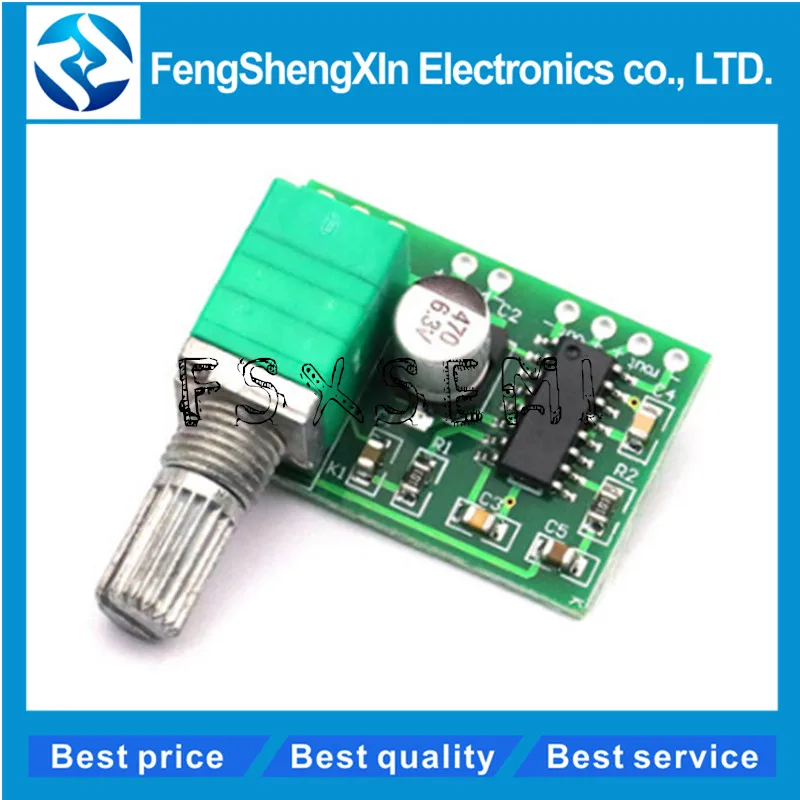 

PAM8403 Mini 5V digital small power amplifier module with switch potentiometer can be USB powered