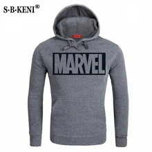 New Marvel Hoodies Men Brand Long Sleeve Solid Color Hooded Sweatshirt Mens Hoodie Track Sweat Coat Casual Sportswear