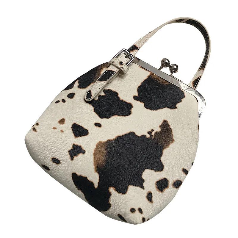 

ABDB-New Fashion Women'S Mini Handbag Clip Retro Women'S Handbag Cute Casual Shoulder Messenger Bag Milk Stripes