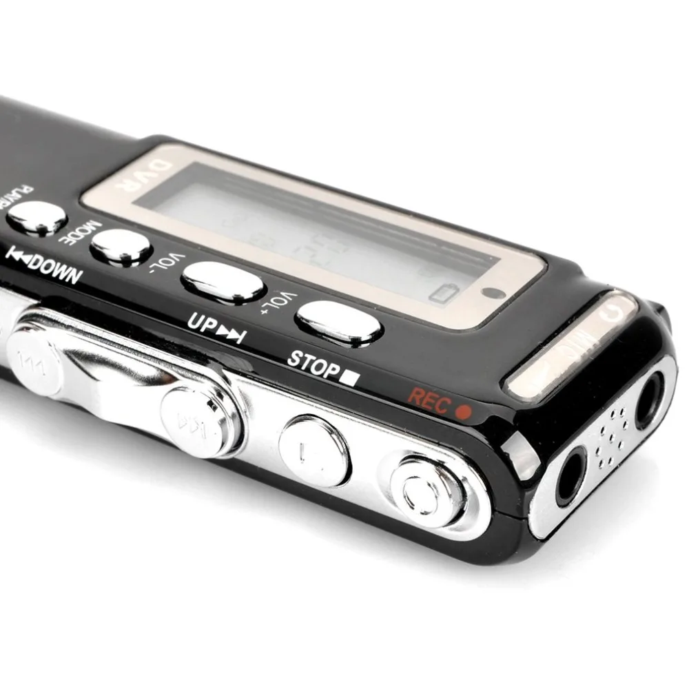 

Portable 1.3-Inch LED Screen 8GB Digital Voice Recorder Hold Key Lock w/ MP3 Player Function & Backlight