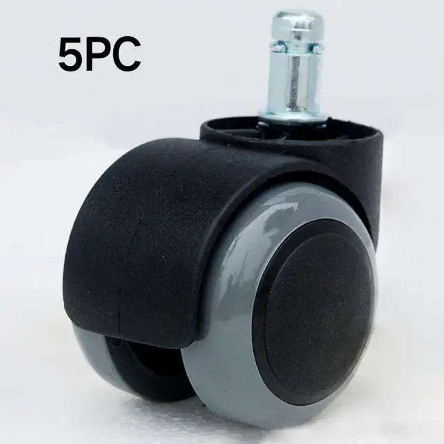 5pcs 50mm universal mute wheel replacement office chair casters