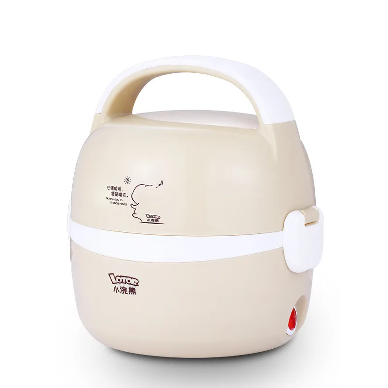 220V 1.3L Portable Electric Mini Rice Cooker Double Layer Stainless Steel Inner Heating Rice Cooker Lunch Box 220V 1.3L Portable Electric Mini Rice Cooker Double Layer Stainless Steel Inner Heating Rice Cooker Lunch Box