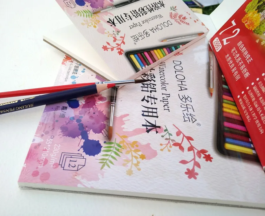Color Pencil with Watercolor Paper Pad-6