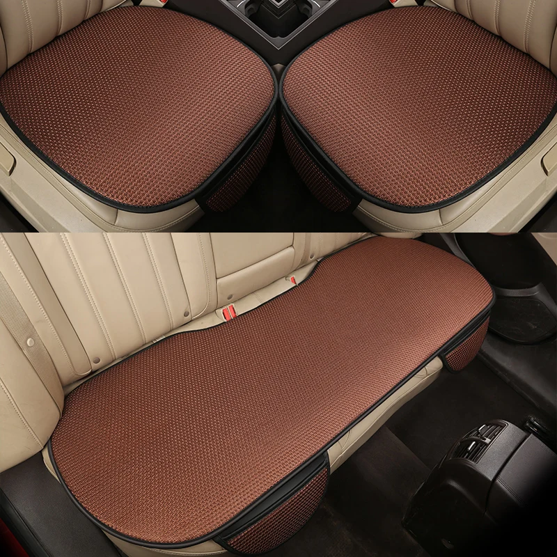Чехол для автомобильного сиденья из ледяного шелка коврик nissan qashqai j10 almera n16 note x