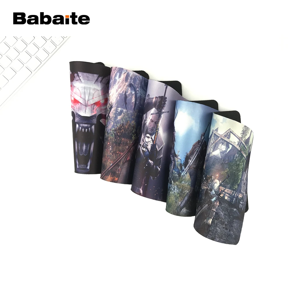 

Babaite The Witcher 3 Wild Hunt Game Logo Professional Printing Mouse Pad for Computer Laptop Mousemat &Drop Shipping25*29cm