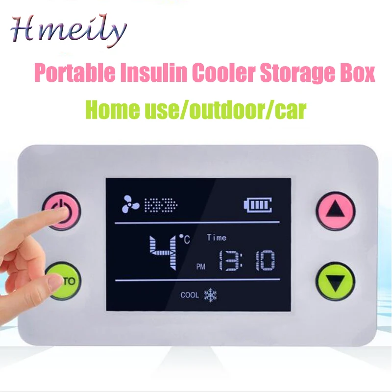 

Portable Insulin Storage Box Pill Case refrigerator Interferon Vaccine Rechargeable Cold Outdoor Travel Mini Fridge Drug Reefer