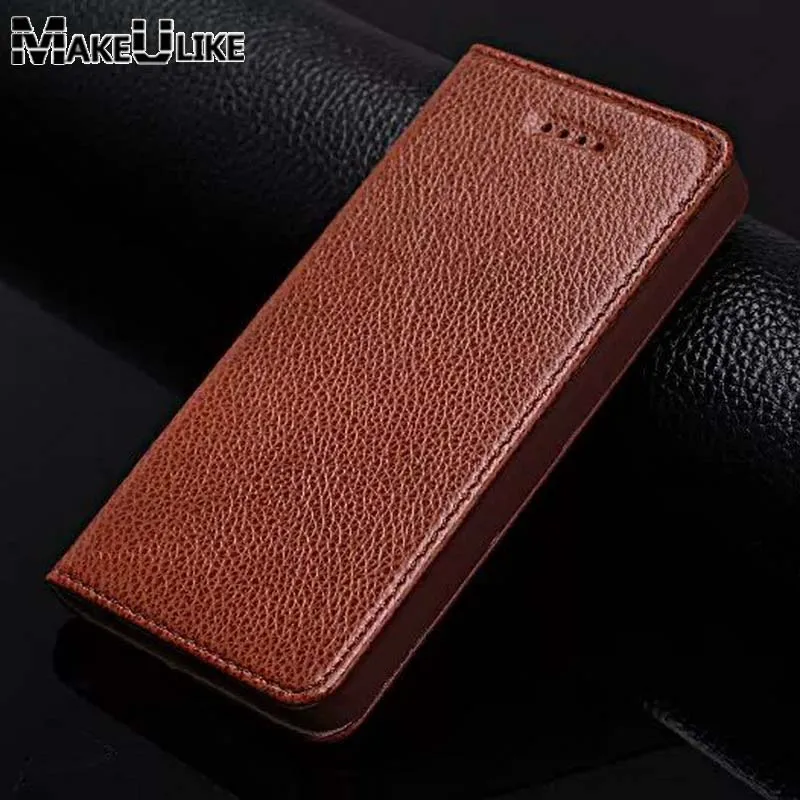 

MAKEULIKE Genuine Leather Case For Iphone 5 5S Case for Iphone SE Cover Luxury Protection Magnetic Coque For Iphone 4 4S Case