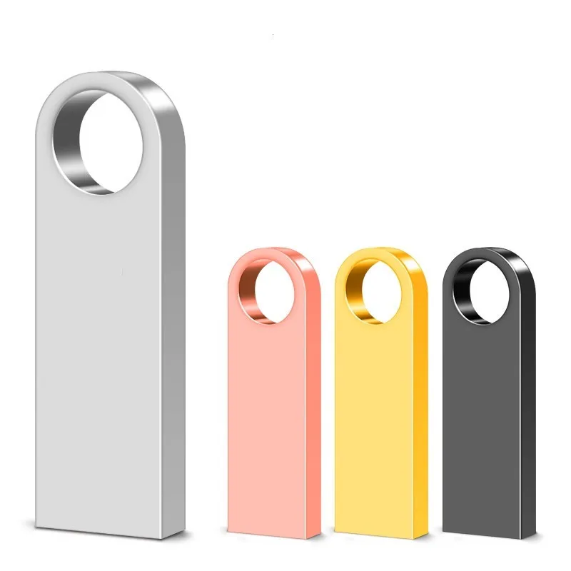

New Design High Quality Metal USB2.0 Memoria Pendrive 32GB 16GB 8GB USB Flash Drive 64GB 128GB Memory Stick Waterproof U Disk