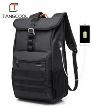 Tangcool Модный водонепроницаемый рюкзак студенческий USB рюкзак для ноутбука дорожные сумки для улицы мужской спортивный рюкзак