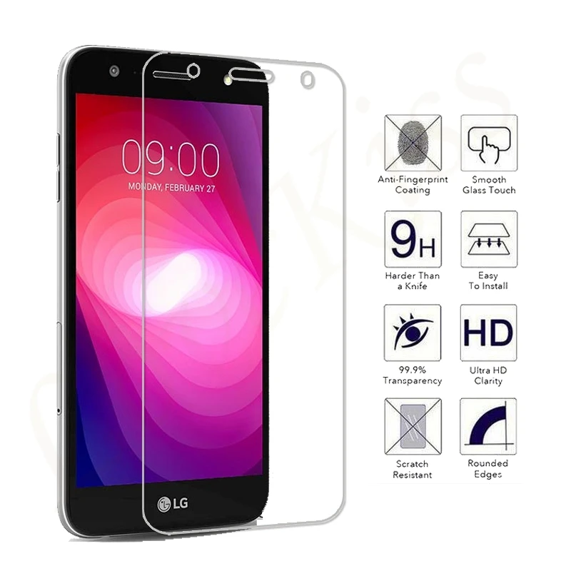 

2.5D 0.3mm 9H Premium Tempered Glass For LG X power 2 X500 M320G Case Screen Protector film Cover For LG X power K220DS K220