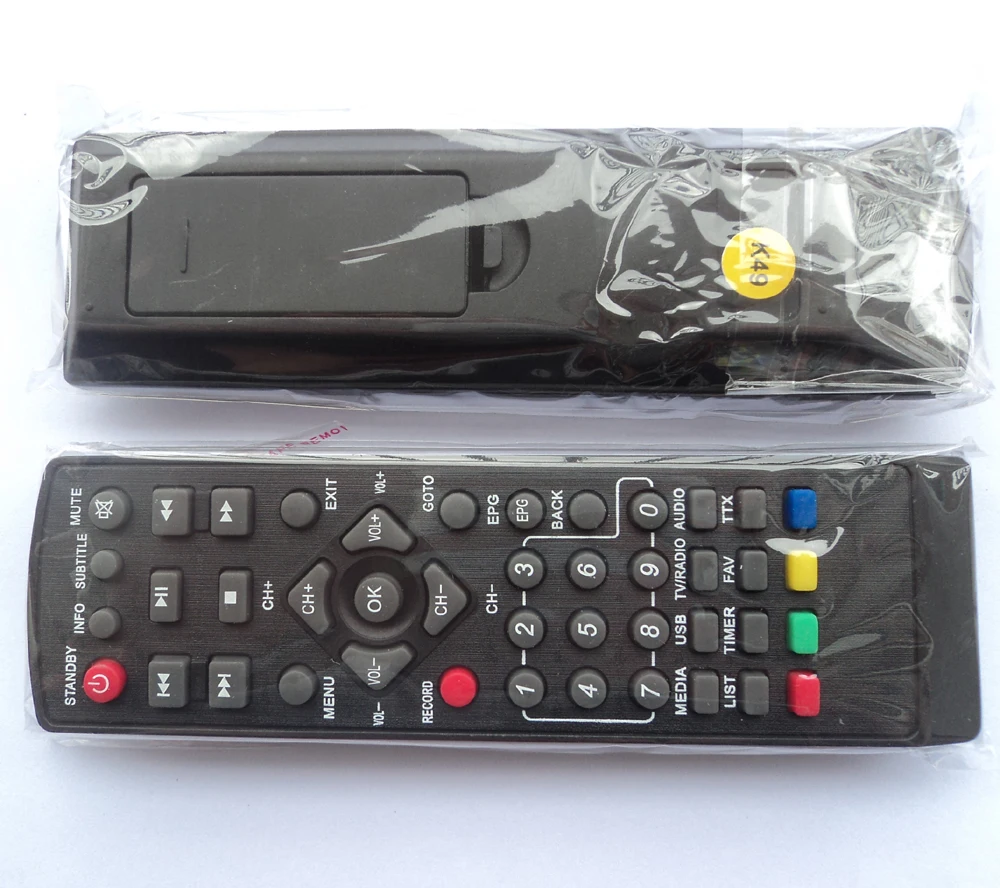 

2 pcs/lot free shipping accessory RC for DVB-S2 receiver/set top box