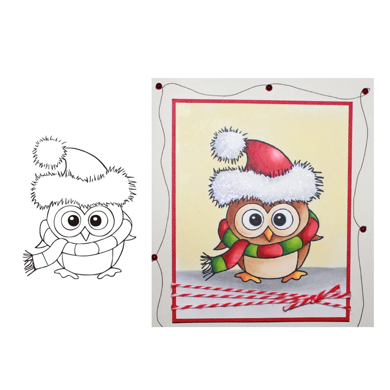 

Ozzy Owl Clear Silicone Stamp/Seal for DIY scrapbooking/photo album Decorative clear stamp sheets