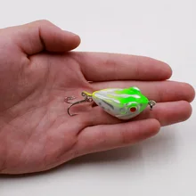 Promotion 1Pcs Swing Frog Lure Blackfish 4cm 6.7g Hard Baits Manually TACKLE Allure