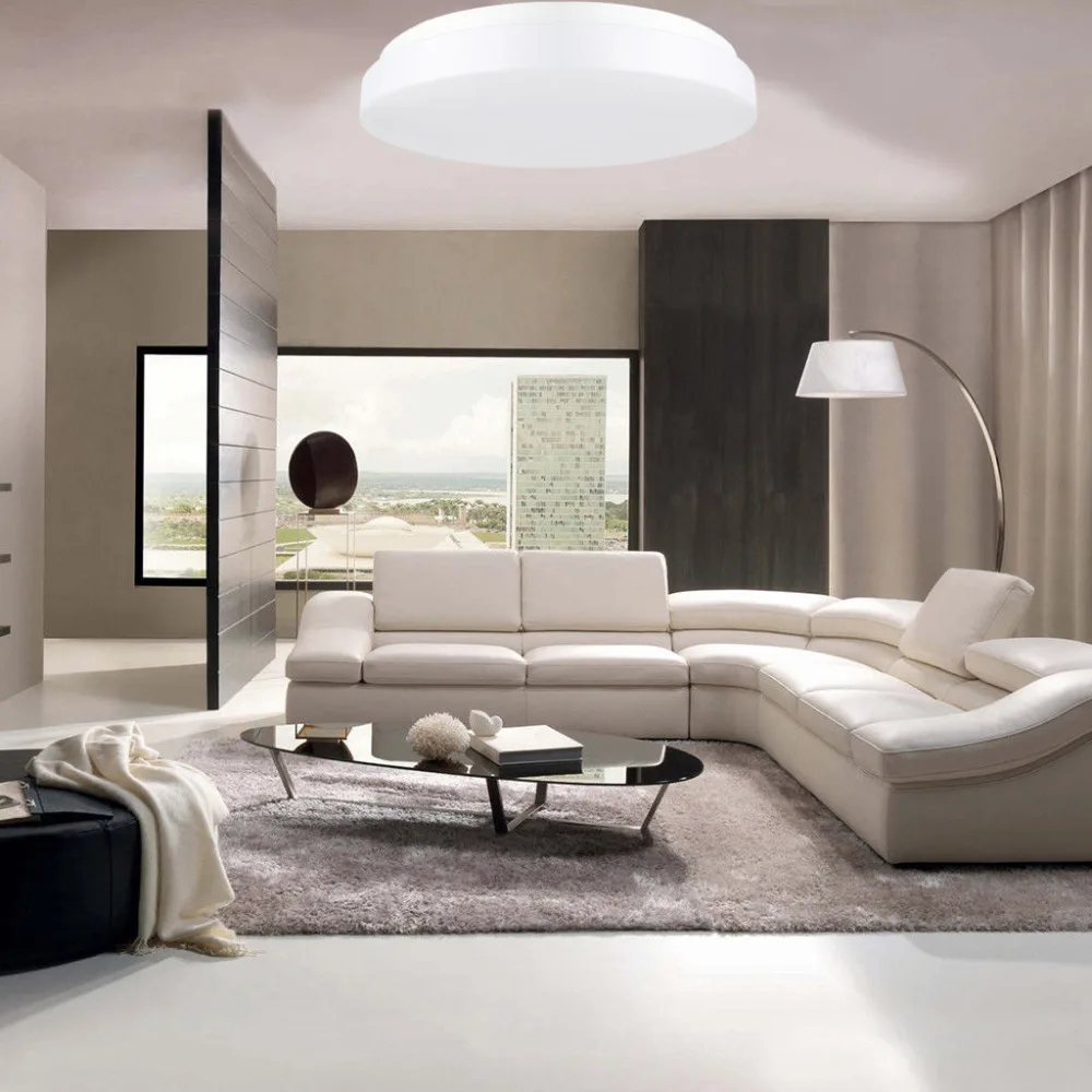 

AC90~260V LED Ceiling Light Lamp Luminaria Ceiling Light White Color Fixture Lustre Plafonnier Surface Mount Living Room Bedroom