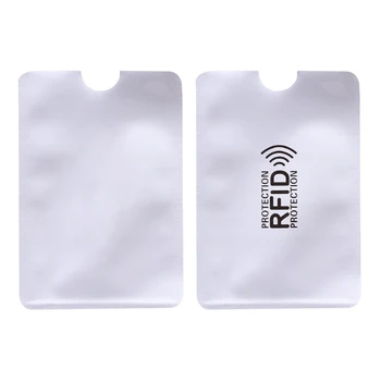 

THINKTHENDO New Business Credit Card Holder RFID Blocking Sleeve Protector Shield Holder Case