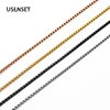 2MM 2.5MM 3MM Rope Chains Stainless Steel Necklace DIY Long Necklaces Jewelry for Women Men Statement 45CM-75CM ► Photo 1/6