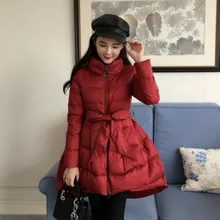 Новинка, зимняя куртка, спереди, короткая, сзади, длинный пуховик, брендовый, для женщин, для девушек, пуховик, модный, с отворотом, на молнии, женская одежда из хлопка, lz843