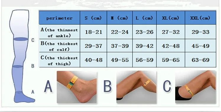 Новинка,, компрессионные чулки, варикозное Veins40-50mmHg, давление до середины икры, медицинские чулки для варикозного расширения вен