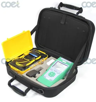 

Fiber Optic Toolkit plus KomShine QX30 OTDR 1550nm 28dB and Fiber Optical OTDR Launch Cable Box 500m