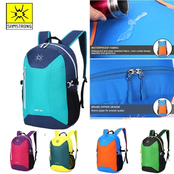 

Samstrong 25L Travel Sports Bag Men Women's Backpack Boy Girl's Camping Backpack Female Climbing Travel Daily Bags B020925A
