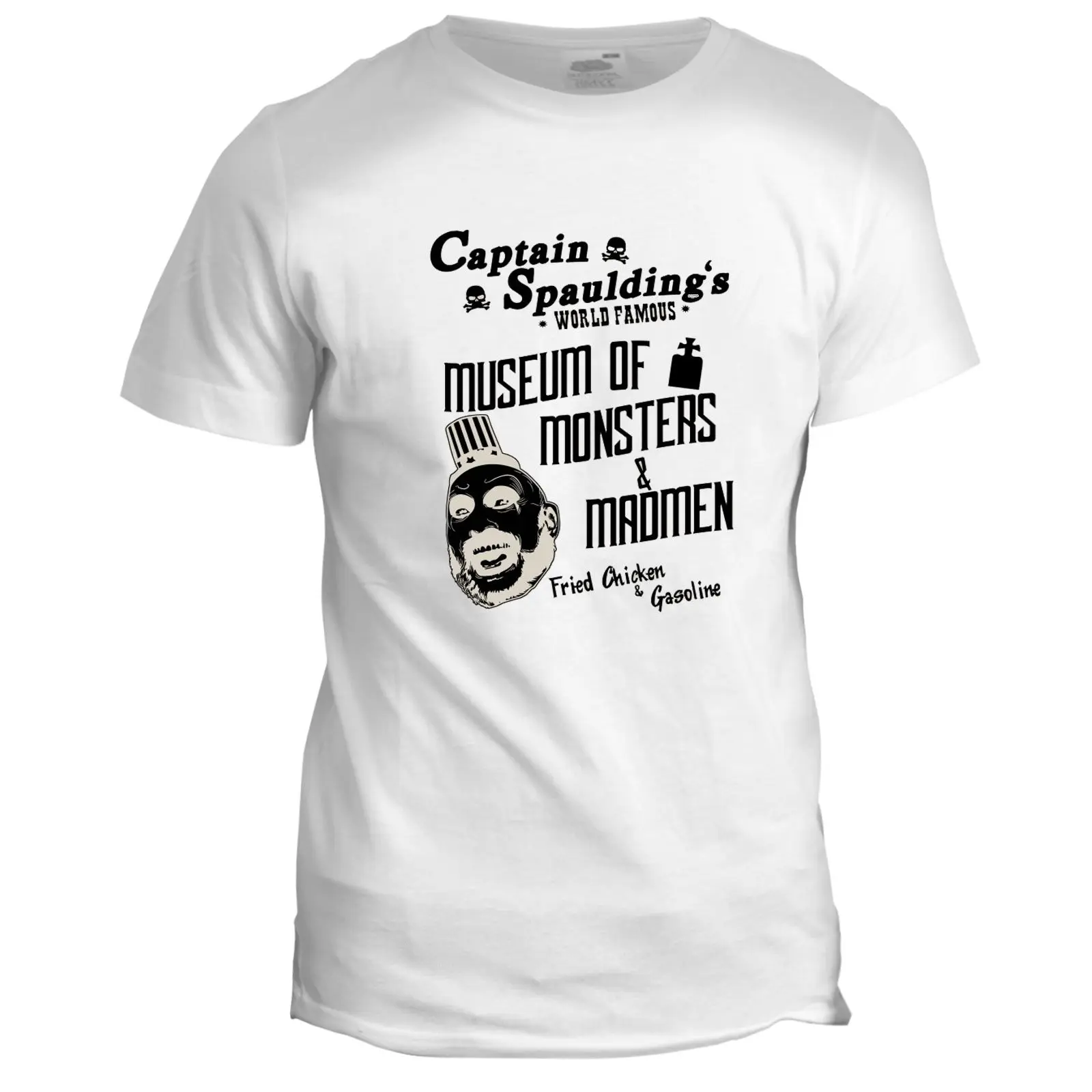 Captain spaulding House 1000 трупов Devil deveres Movie Tumblr T Shirt2019 модный бренд 402% хлопок Печатный