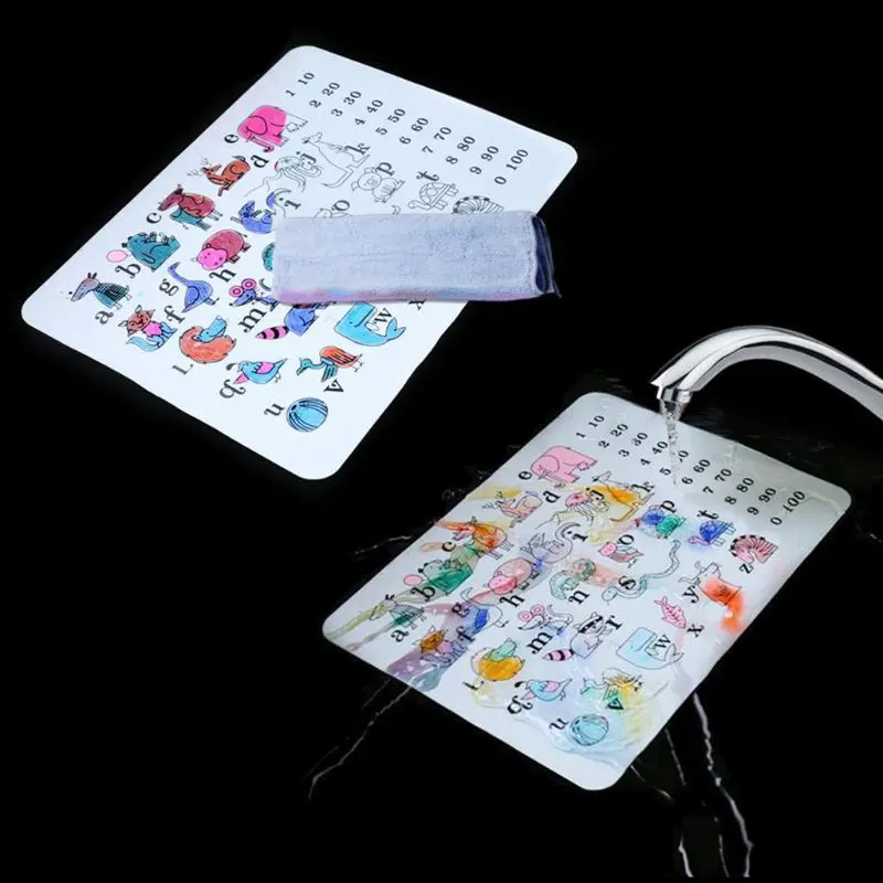Водонепроницаемый столовая посуда моющиеся раскраска placemate Младенцы силиконовый без бисфенола А ребенка кормления блюда дети Салфетки сервировочные