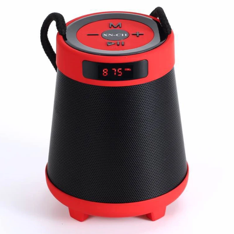 

Led Screm Portable Outdoor Wireless speaker Bluetooth Speaker 3D Stereo subwoofer MP3 player with string Support USB TF AUX FM