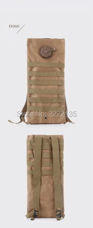Военный Molle гидратационный рюкзак 2,5 л гидратационная тактическая сумка для воды для тактических походов кемпинга