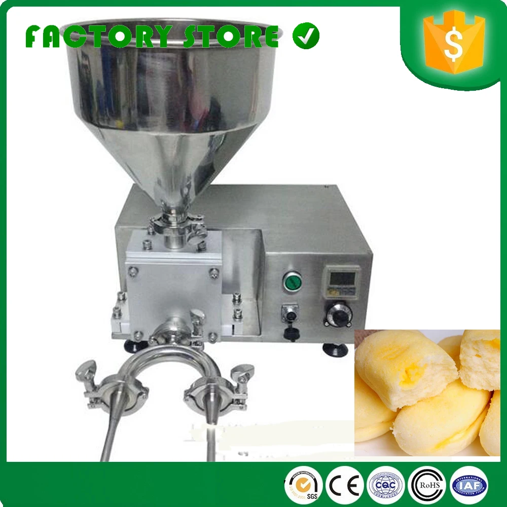 

Cake bread food filled cake making machines Egg yolk pie note core machine cream injection machine hot sale