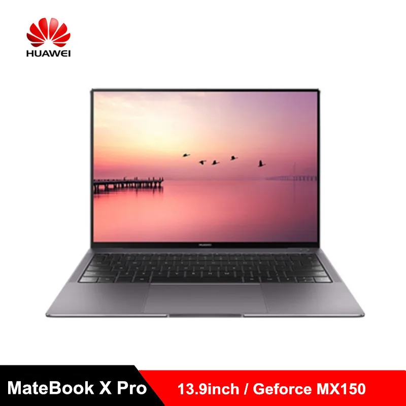 HUAWEI MateBook X Pro 13,9 "тетрадь Intel i5-8250U/i7-8550U 8 + 256 ГБ 16 512 GeForce MX150 посвященный графика 3000*2000 Ноутбук