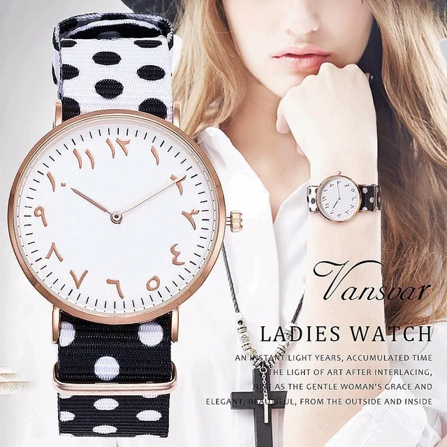 Vansvar Women Men Watches Top Brand Luxury Nylon Rose Gold Quartz Watch Clock Re Vansvar Women Men Watches Top Brand Luxury Nylon Rose Gold Quartz Watch Clock Re