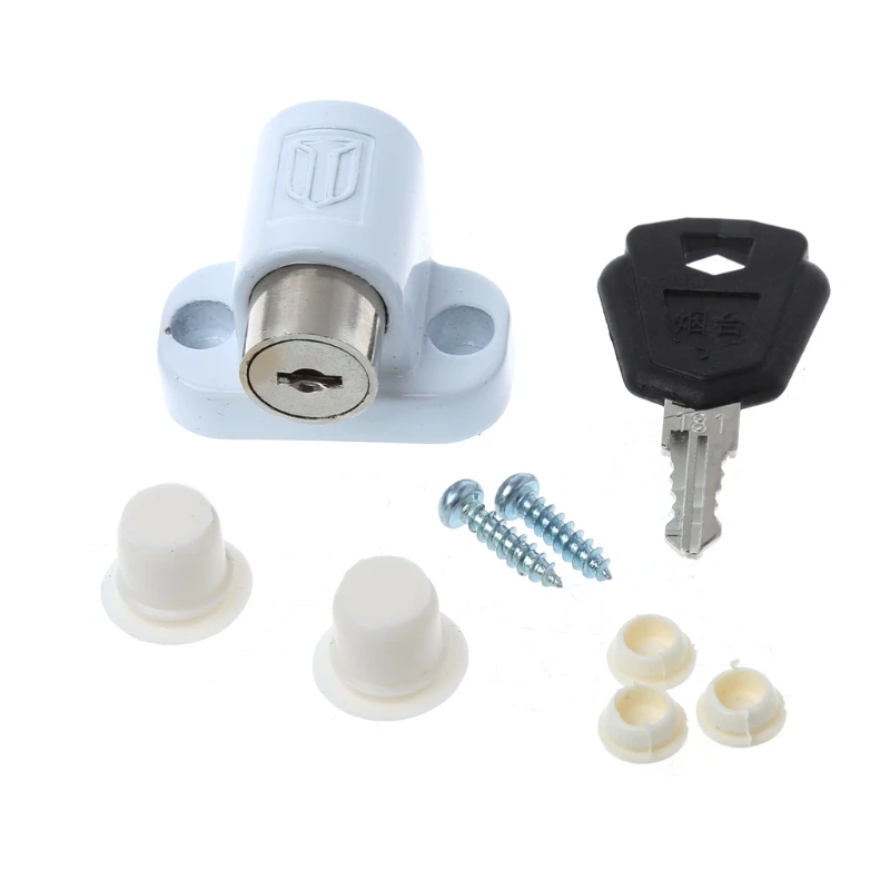 

Child Safe Sliding Patio Locking Door Bolt Window Security Push Lock Key