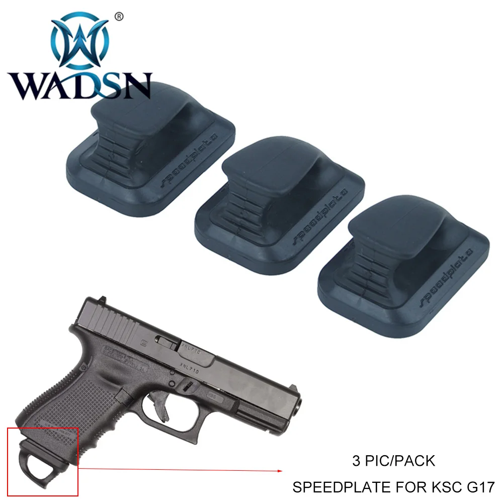 

WADSN Tactical Airsoft Speed Plate For KSC G17 GLOCK Weapon Gun Pistol Parts Magazine Hunting Accessories 3PCS/Pack WPA0207