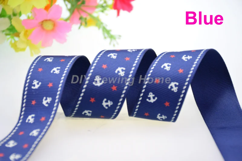 Larghezza 1 "(25mm), nastro stampato geometrico nastro in Grosgrain di poliestere, accessori per fiocchi per capelli fai da te, confezione regalo #2867 - immagine 3