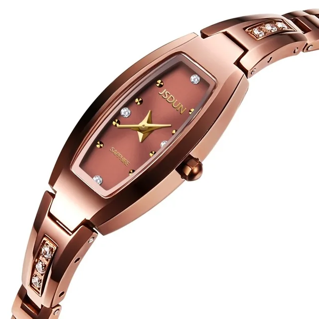 

2019 Gold Bracelet Crystal Women Watches Luxury Brand Tungsten Steel Diamond Ladies Watch Quartz Female Clock relogio feminino