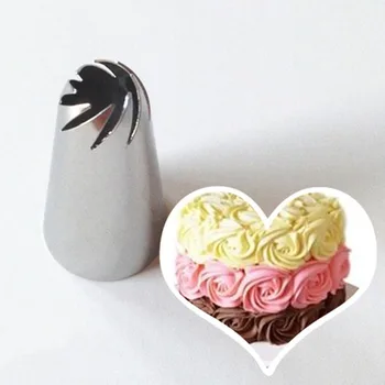 

SEAAN1 Pcs DIY Spiral Icing Piping ake Cream Flower Nozzle Cake Decorating Tip Sets Icing Piping Nozzles Cake Sugarcraft Pastry
