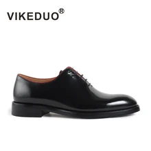 VIKEDUO Luxury Brand Classic Men’s Formal Shoes Oxford 100% Genuine Leather Man Footwear 2017 Fashion Business Man Male Shoe