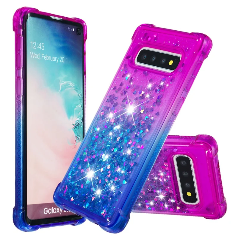

For Samsung Galaxy S10 S10 lite Case Quicksand Airbag Vibration Resistance For Samsung Galaxy S10 Plus Case Soft TPU Phone Cover