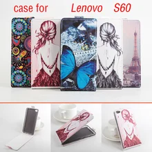 Роскошные Высокое качество узор кожа красочные флип updown чехол для Lenovo S 60 S60 s60-a s60w телефон чехол для Lenovo s60a