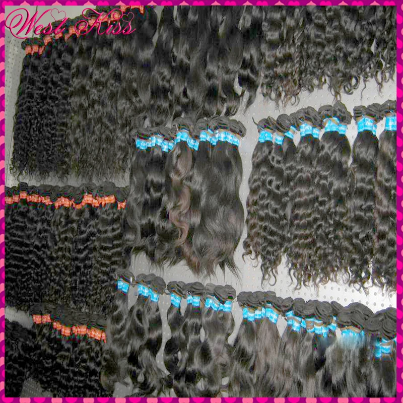 Wholesale RAW virgin Hair Distributor 4KG Only Premium 7A Loose Curly More wavy Virgin Peruvian ...