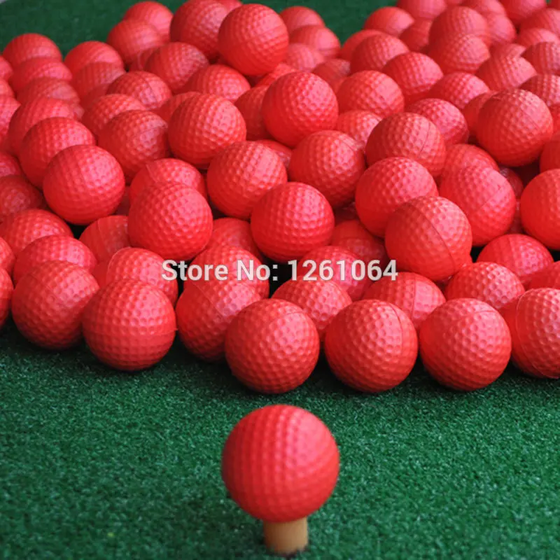 Новинка 2018 ярко красный телефон тренировка гольф спорт стрейч|pu foam ball|golf ballspu golf balls |