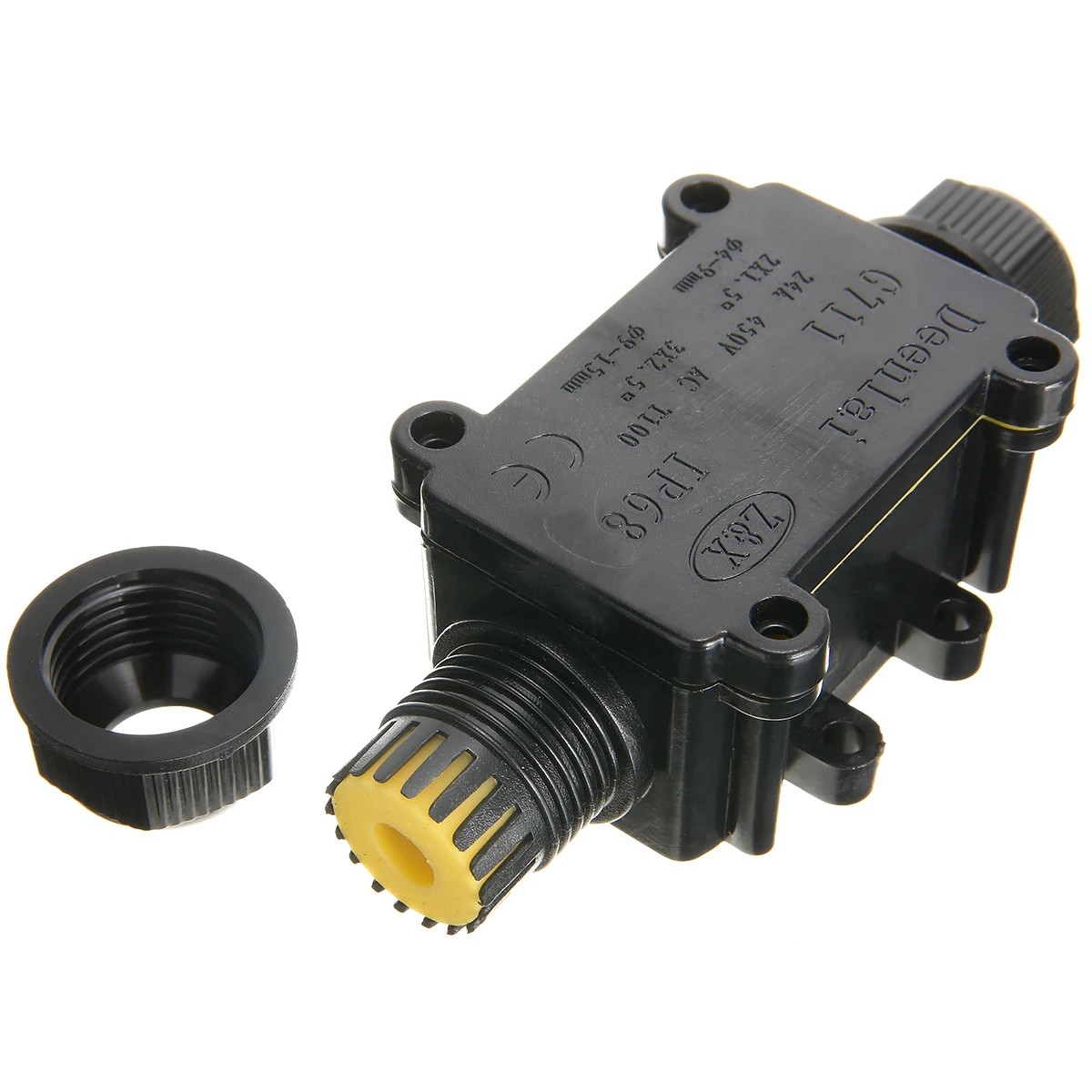 2 Way Electrical Supplies Junction Box Waterproof IP68 Project Junction  Box Cable Connector For Outdoor External Wiring