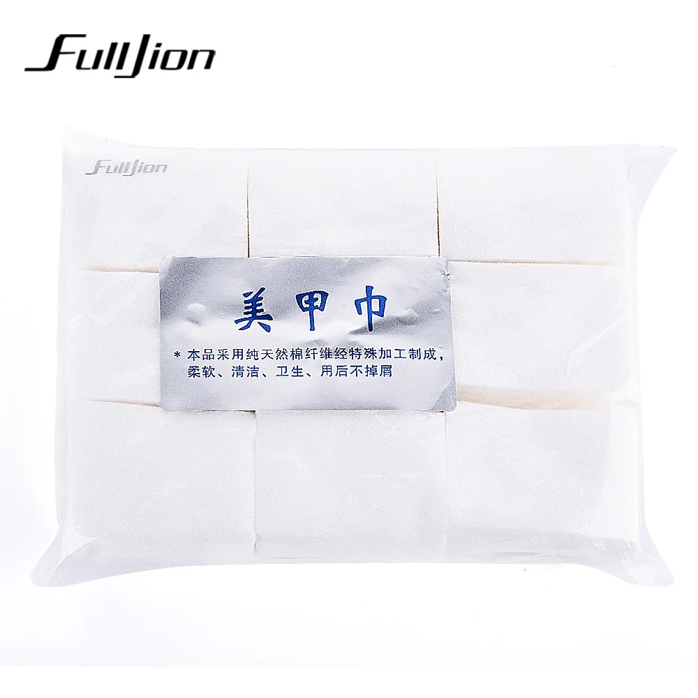 

Fulljion 900Pcs/Pack Gel Nail Polish Remover Wipes Cotton Paper Lint-free Wipes Degreaser for Nails Cleanser Removal Wipe Pads