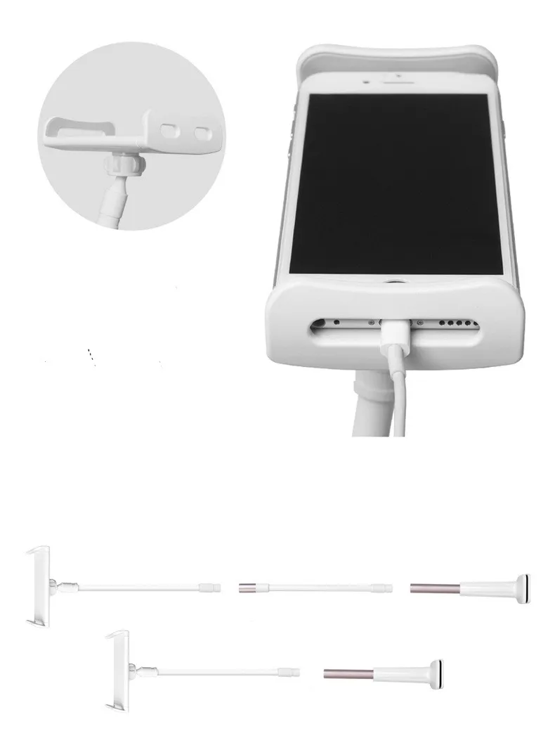 Tinhofire 360 Вращающийся гибкий 84 см длинный держатель для планшетного ПК подставка белый ленивый планшет кронштейн для 4-10,5 дюймов Ipad планшет
