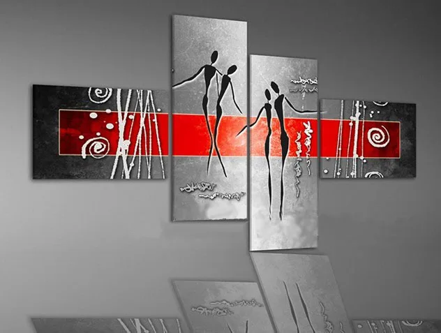 

handmade oil painting on canvas modern 100% Best Art White Figurative Oil Painting original FI-103
