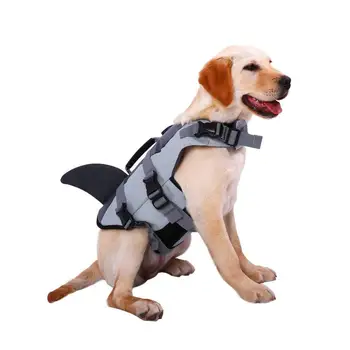 

Dog Life Jacket Pet Bones Patterns Pet Dog Swimming Preserver Clothes Summer Swim Safety Clothes Life Vest Harness Saver