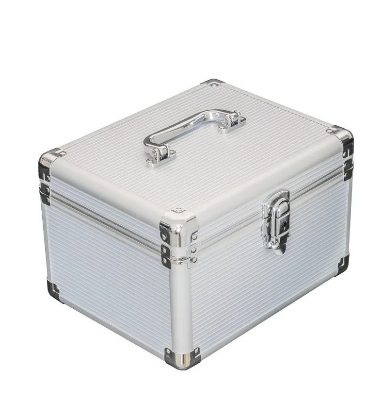 10 Bahía 35 pulgadas SSD/HDD Disco Duro protector de almacenamiento caja de transporte de aluminio